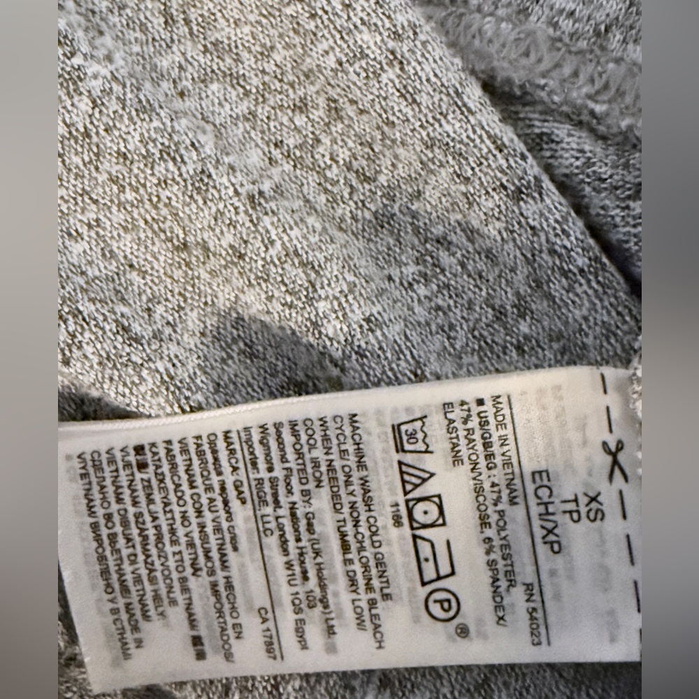 Gap grey size XS wide leg lounge pants - Picture 4 of 5